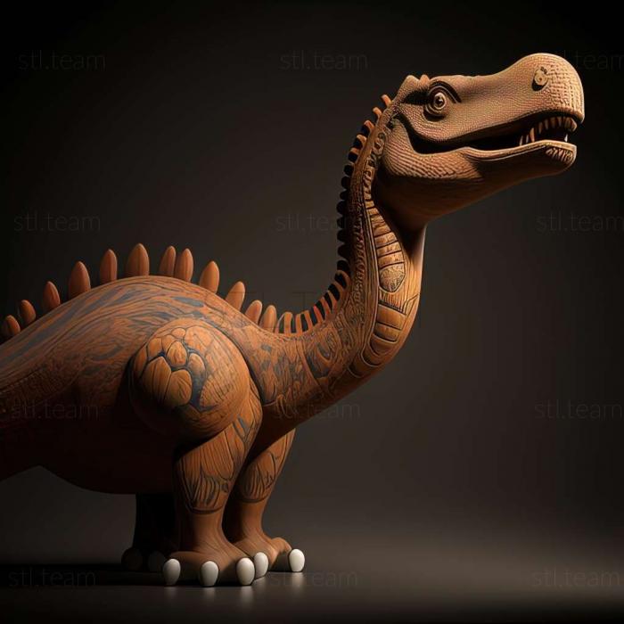 3D модель Монголозавр (STL)